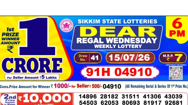 Nagaland State Today Lottery Result 6 PM 15 July 2026